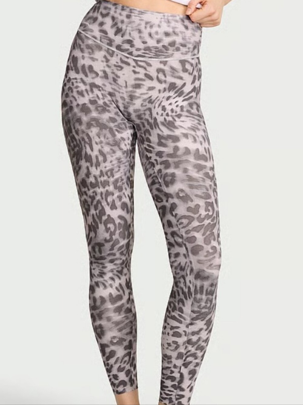 VSX Elevate Legging Sz MED NWT Solid | Grey Leopard